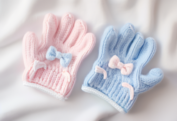 obakha knitted baby gloves gift